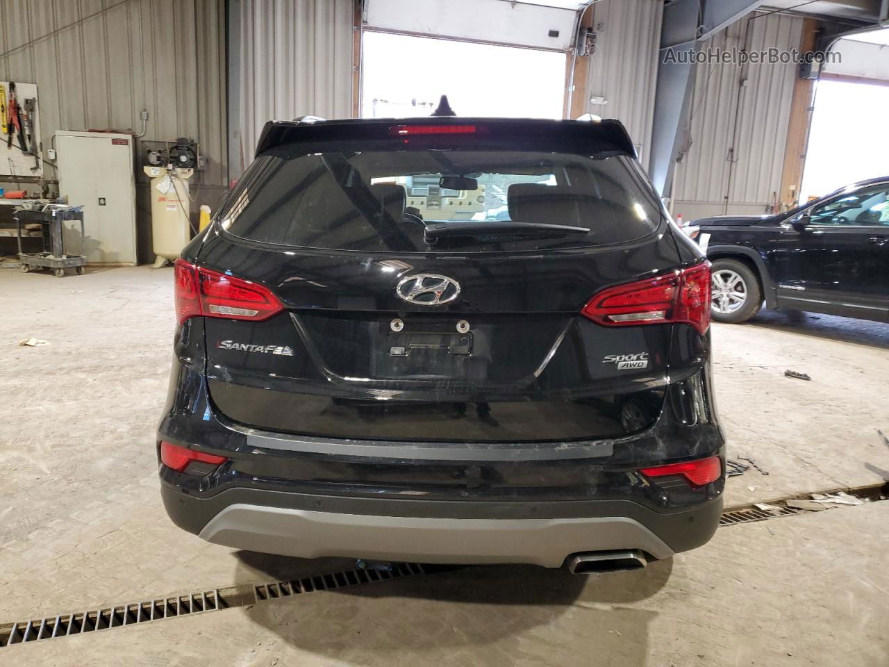 2018 Hyundai Santa Fe Sport  Black vin: 5NMZUDLB5JH103173