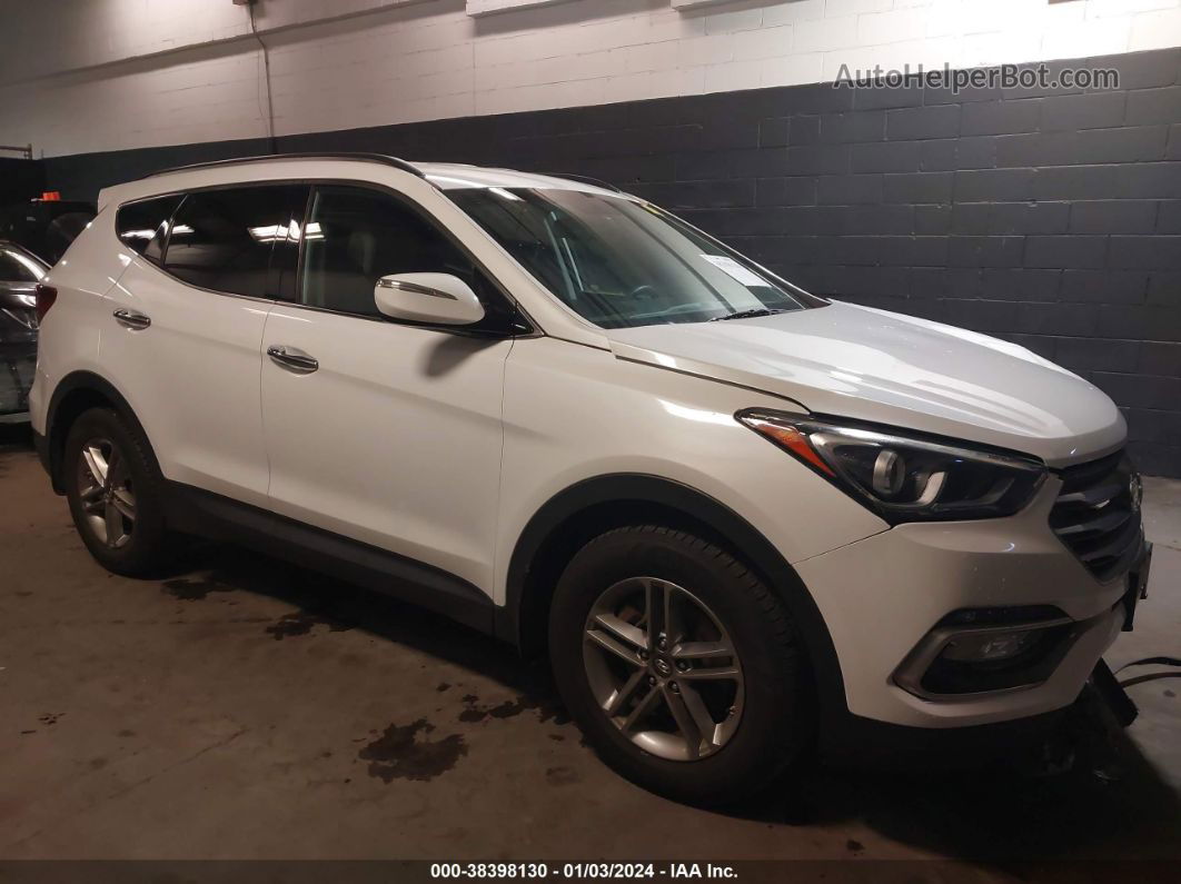 2018 Hyundai Santa Fe Sport 2.4l White vin: 5NMZUDLB6JH054159