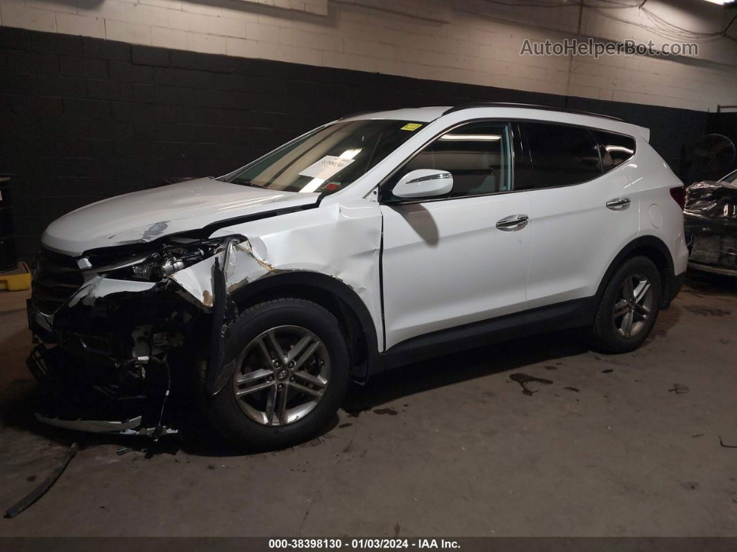 2018 Hyundai Santa Fe Sport 2.4l White vin: 5NMZUDLB6JH054159