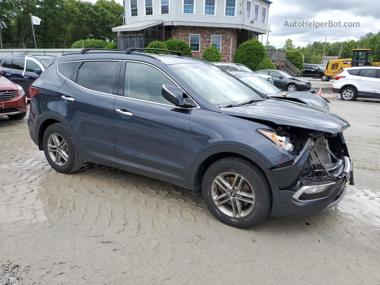 2018 Hyundai Santa Fe Sport  Blue vin: 5NMZUDLB6JH100914