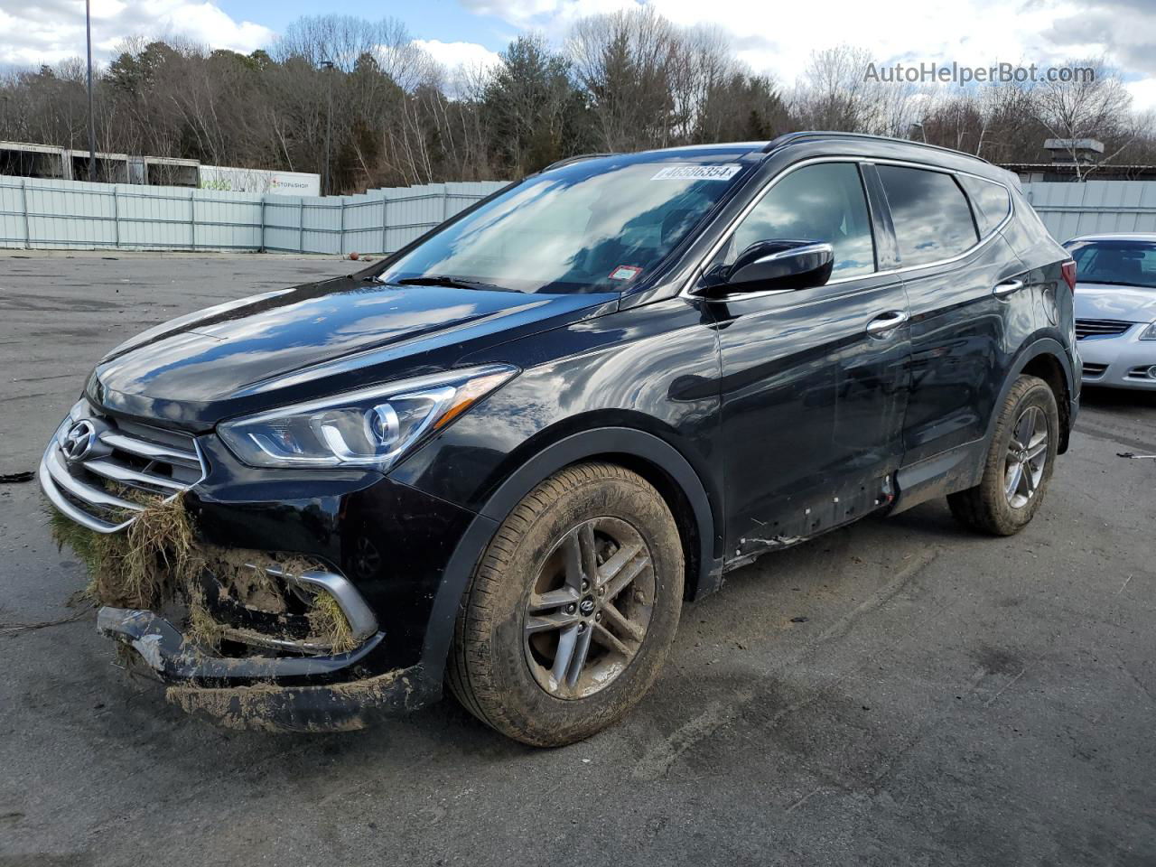 2018 Hyundai Santa Fe Sport  Black vin: 5NMZUDLB6JH103151