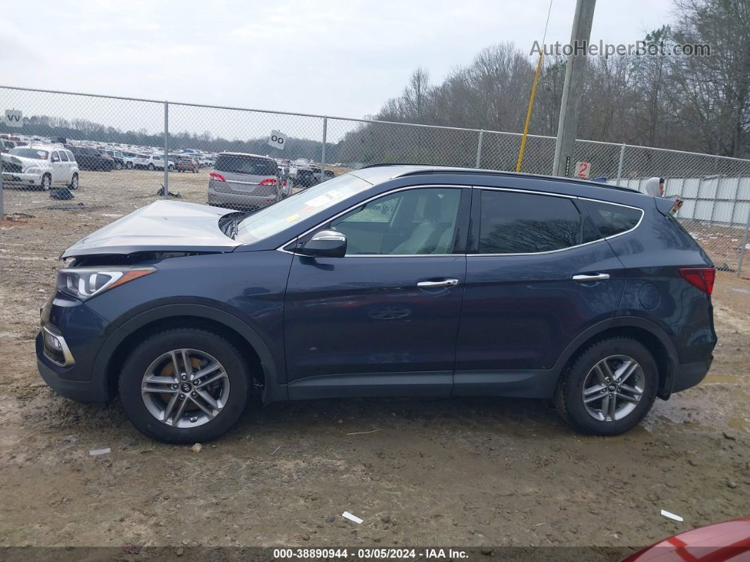 2018 Hyundai Santa Fe Sport 2.4l Blue vin: 5NMZUDLB7JH055854