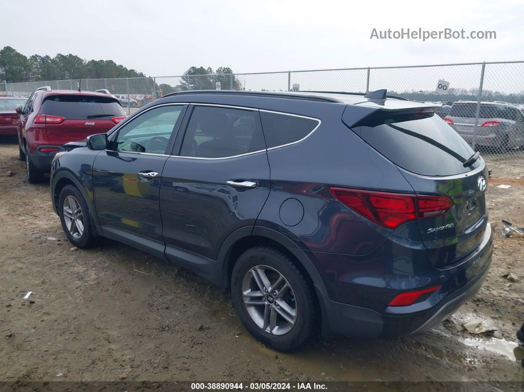 2018 Hyundai Santa Fe Sport 2.4l Blue vin: 5NMZUDLB7JH055854