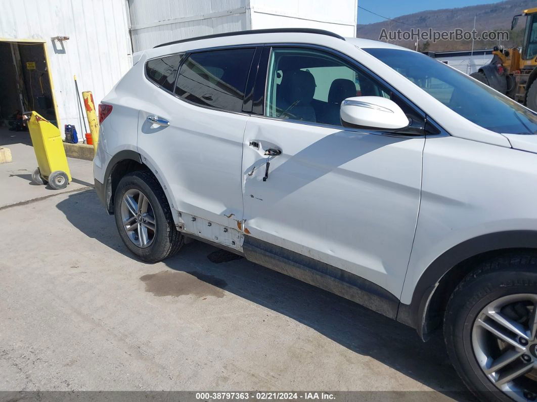 2018 Hyundai Santa Fe Sport 2.4l White vin: 5NMZUDLB7JH057927