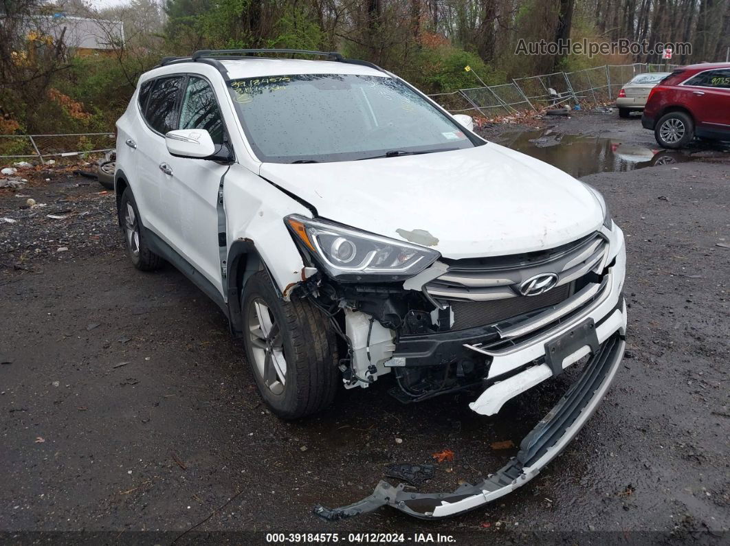 2018 Hyundai Santa Fe Sport 2.4l White vin: 5NMZUDLB7JH059953