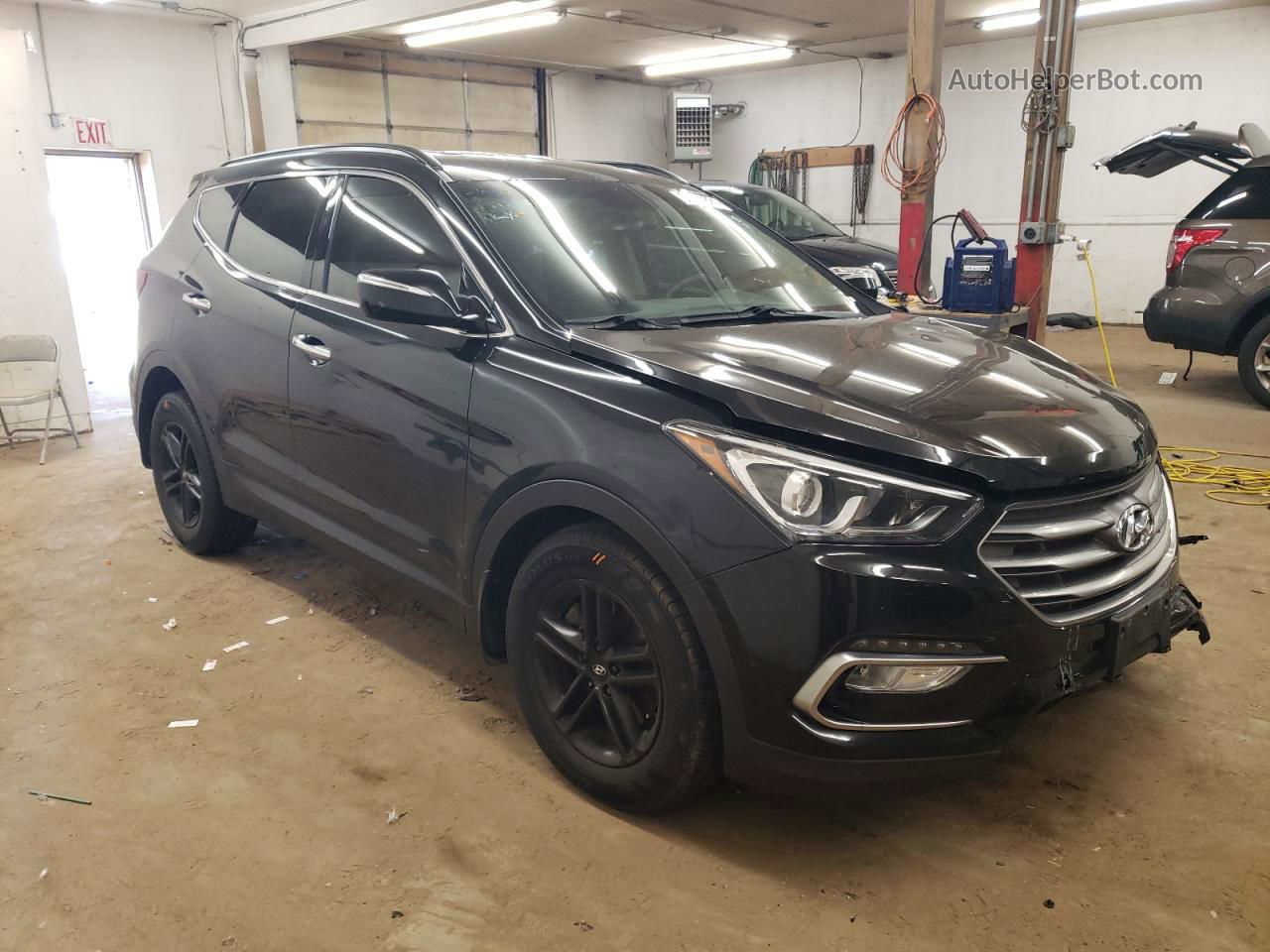 2018 Hyundai Santa Fe Sport  Black vin: 5NMZUDLB8JH056947