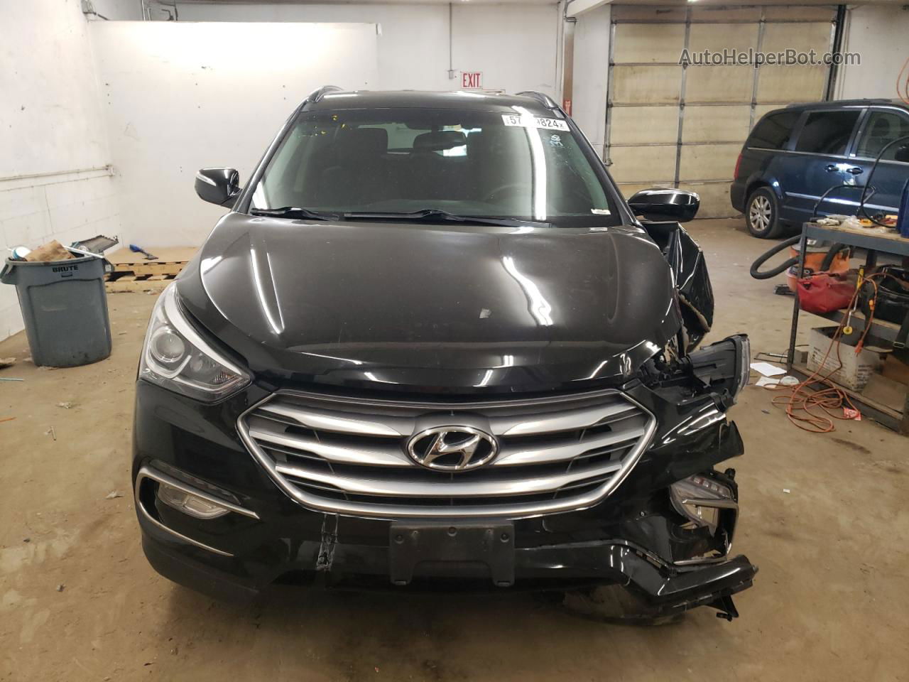 2018 Hyundai Santa Fe Sport  Black vin: 5NMZUDLB8JH056947