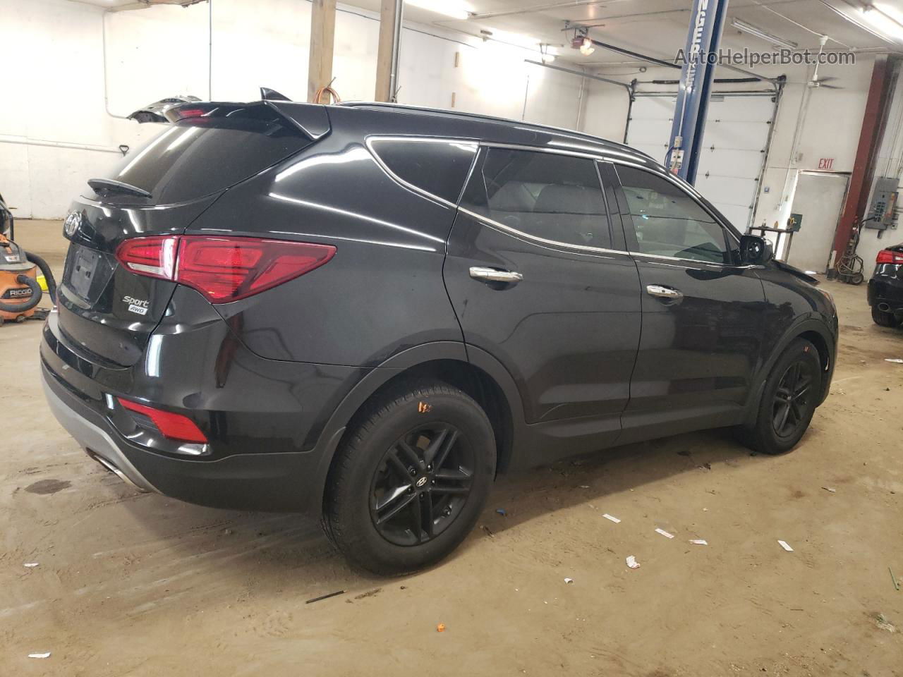 2018 Hyundai Santa Fe Sport  Black vin: 5NMZUDLB8JH056947