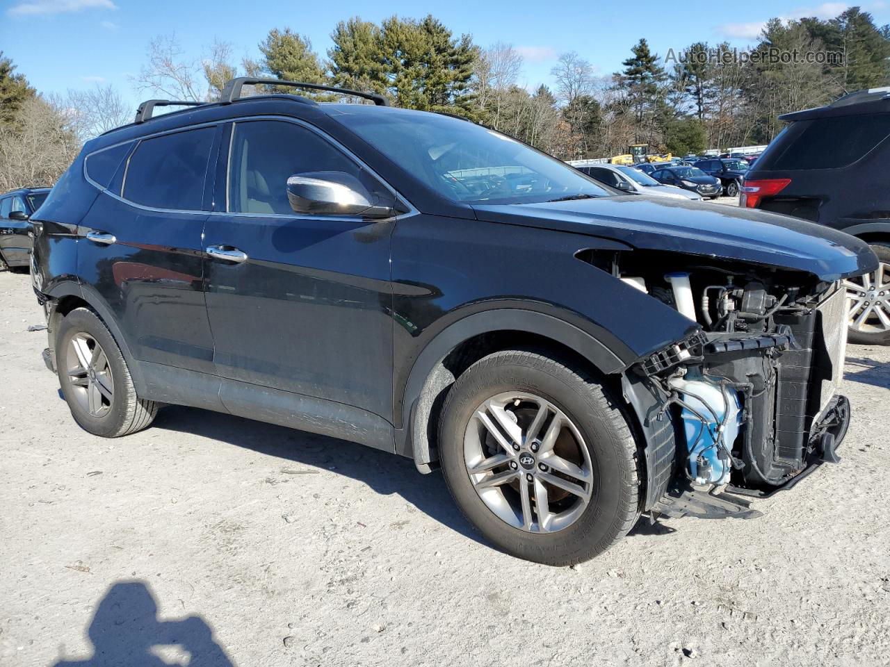 2018 Hyundai Santa Fe Sport  Black vin: 5NMZUDLB8JH085073