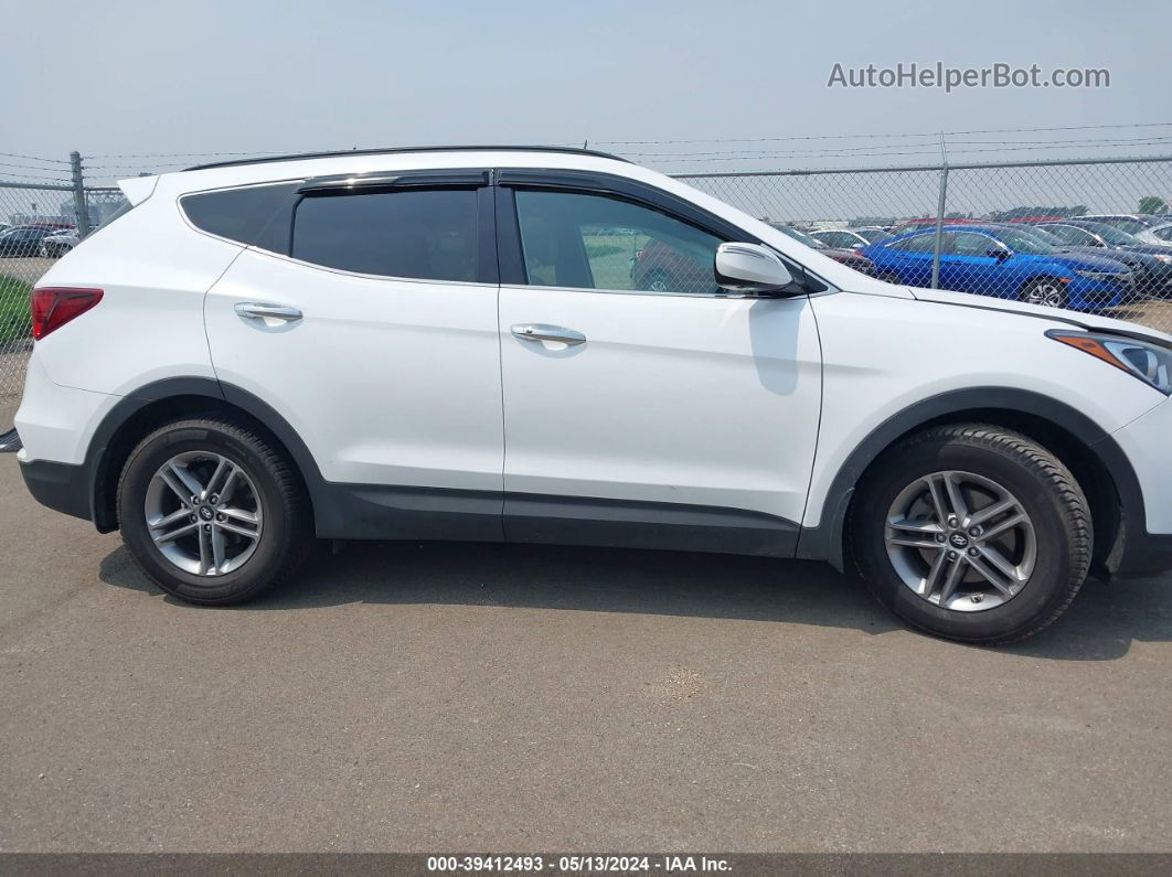 2018 Hyundai Santa Fe Sport 2.4l White vin: 5NMZUDLB9JH066547