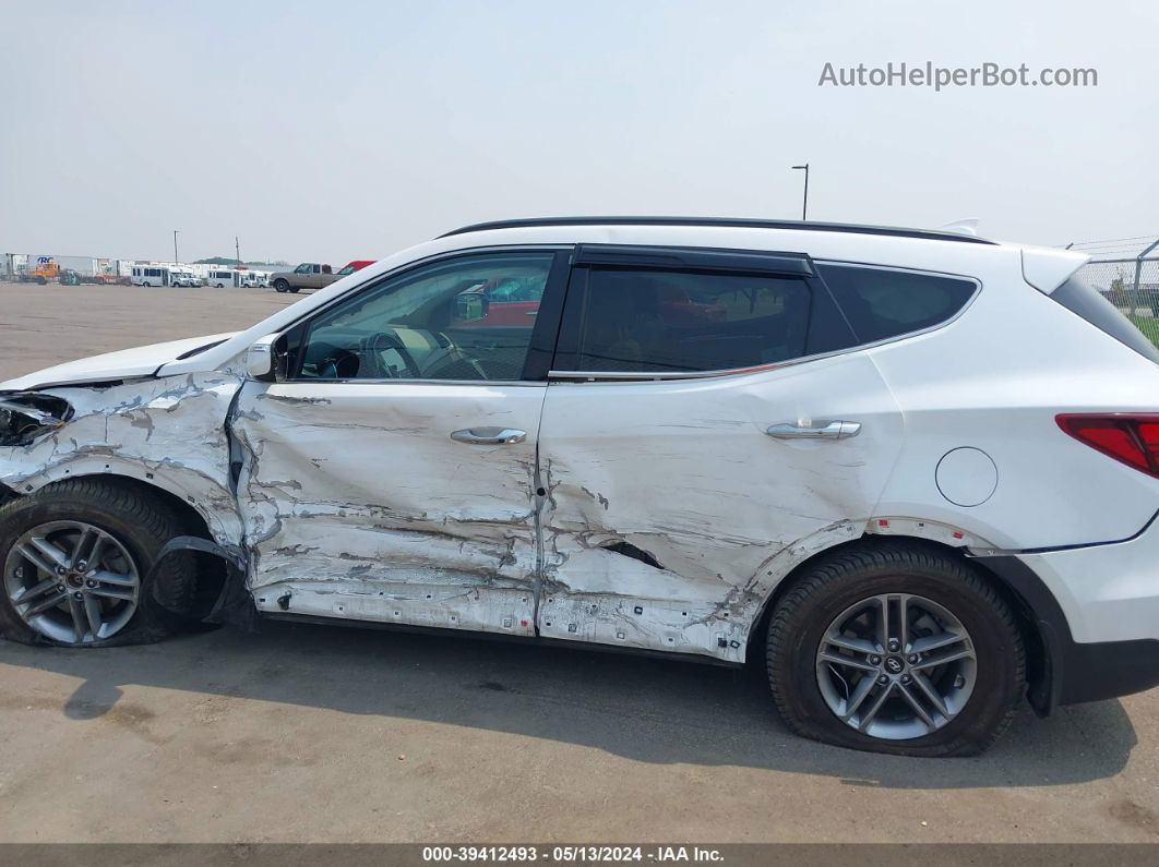 2018 Hyundai Santa Fe Sport 2.4l White vin: 5NMZUDLB9JH066547