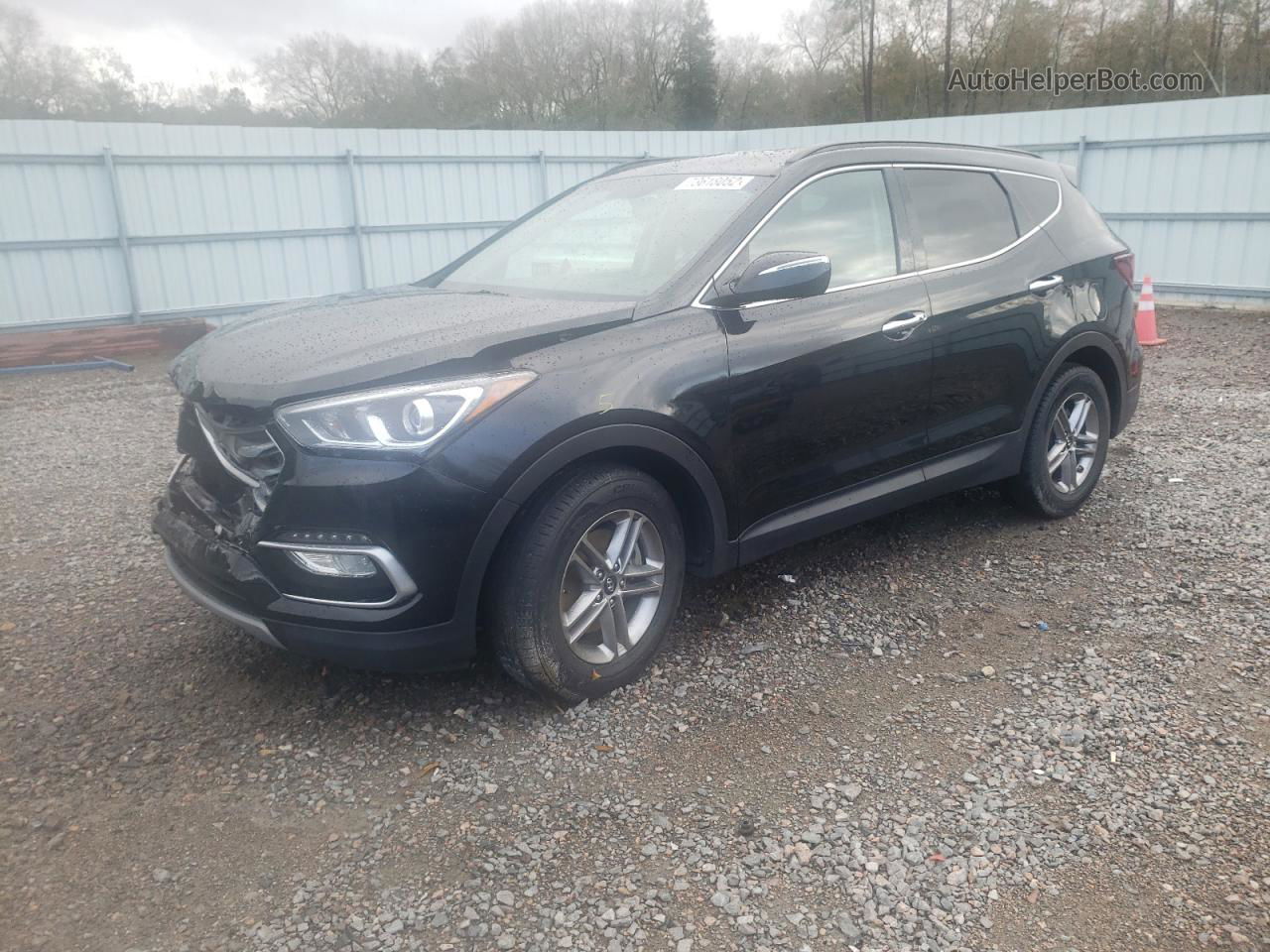 2018 Hyundai Santa Fe Sport  Black vin: 5NMZUDLB9JH103757