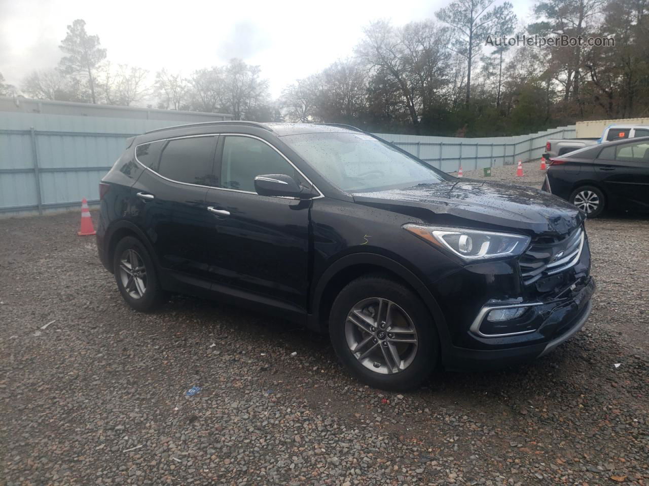 2018 Hyundai Santa Fe Sport  Black vin: 5NMZUDLB9JH103757