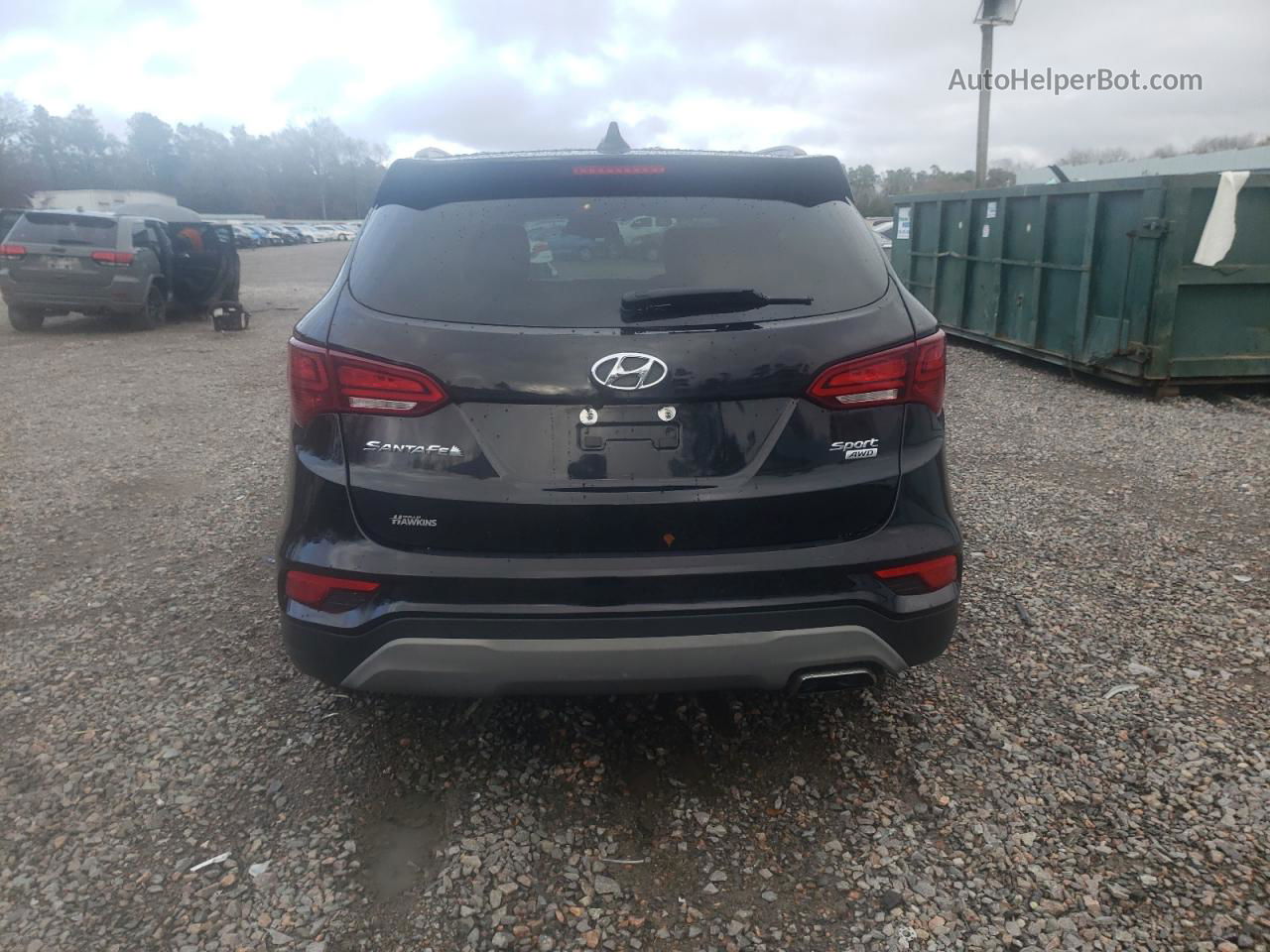 2018 Hyundai Santa Fe Sport  Black vin: 5NMZUDLB9JH103757