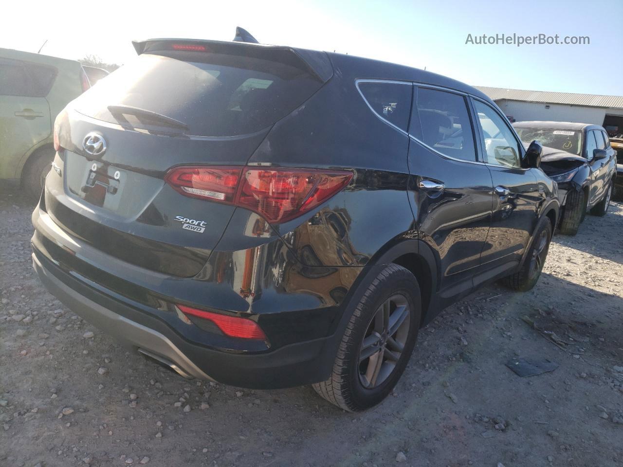 2018 Hyundai Santa Fe Sport  Black vin: 5NMZUDLBXJH062149