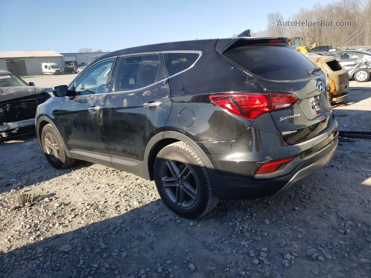 2018 Hyundai Santa Fe Sport  Black vin: 5NMZUDLBXJH062149