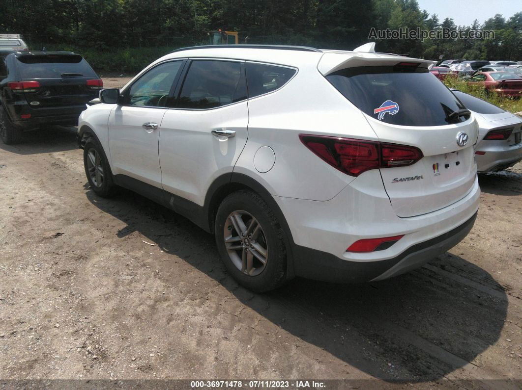 2018 Hyundai Santa Fe Sport 2.4l White vin: 5NMZUDLBXJH082739