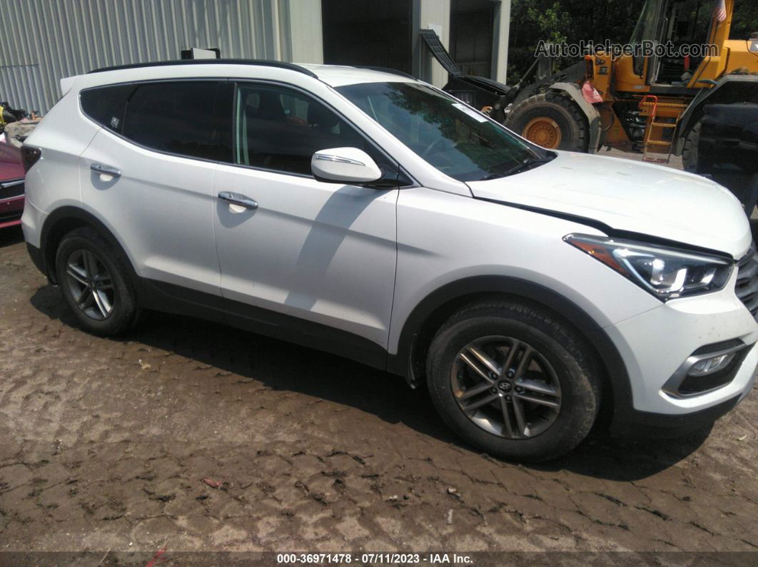 2018 Hyundai Santa Fe Sport 2.4l White vin: 5NMZUDLBXJH082739