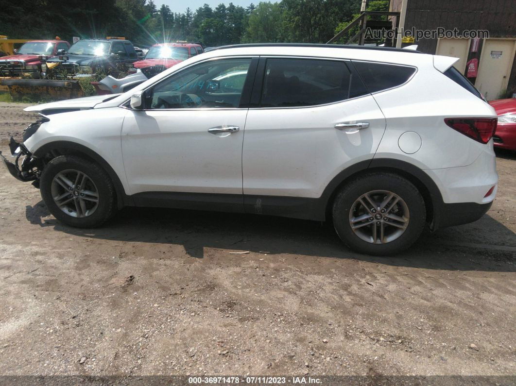 2018 Hyundai Santa Fe Sport 2.4l White vin: 5NMZUDLBXJH082739