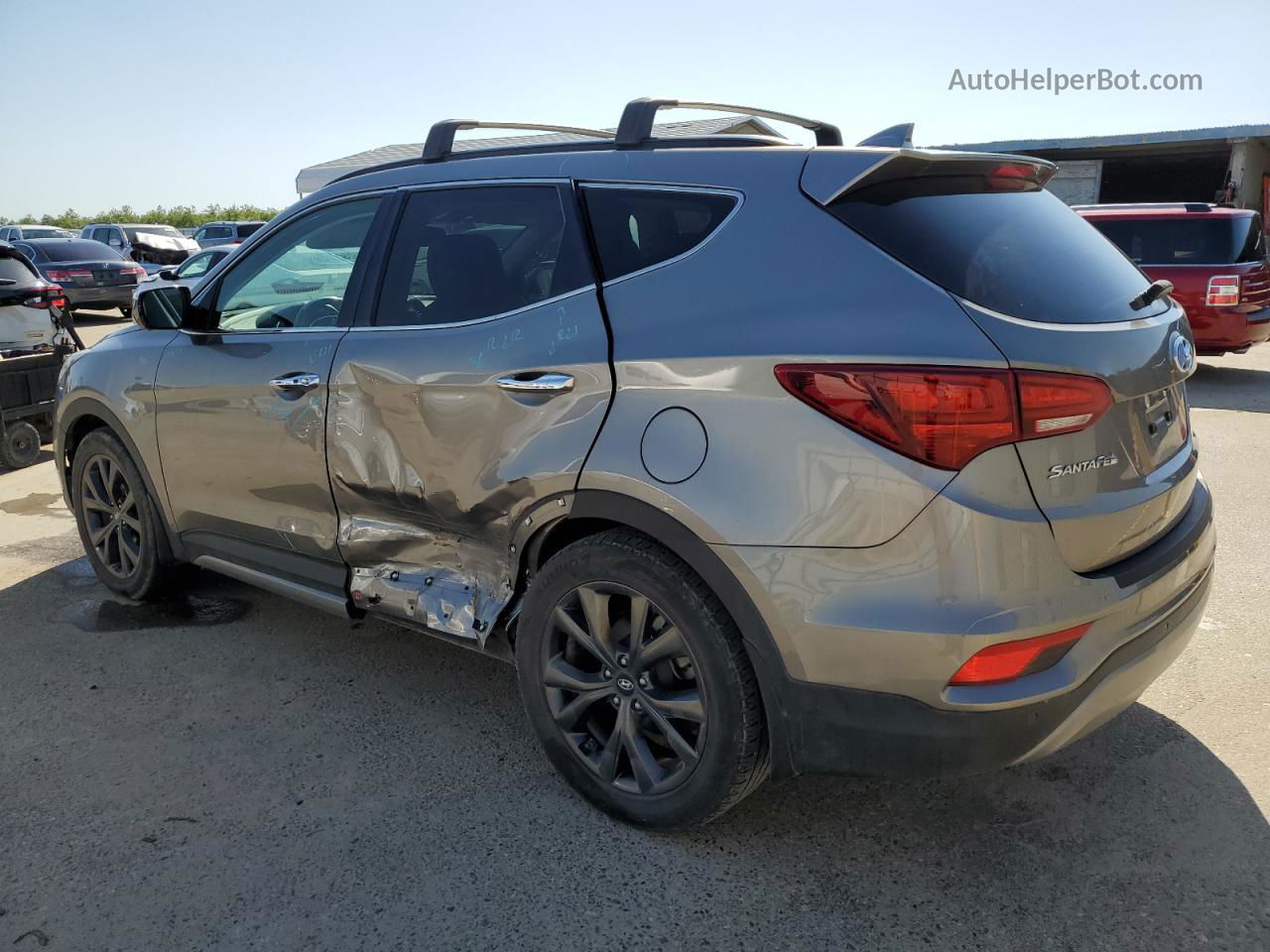 2018 Hyundai Santa Fe Sport  Silver vin: 5NMZW4LA1JH078838