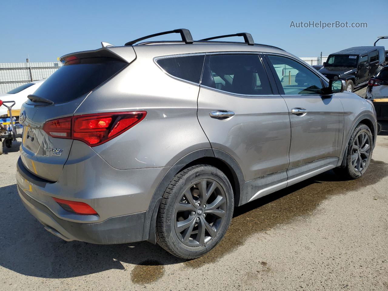 2018 Hyundai Santa Fe Sport  Silver vin: 5NMZW4LA1JH078838