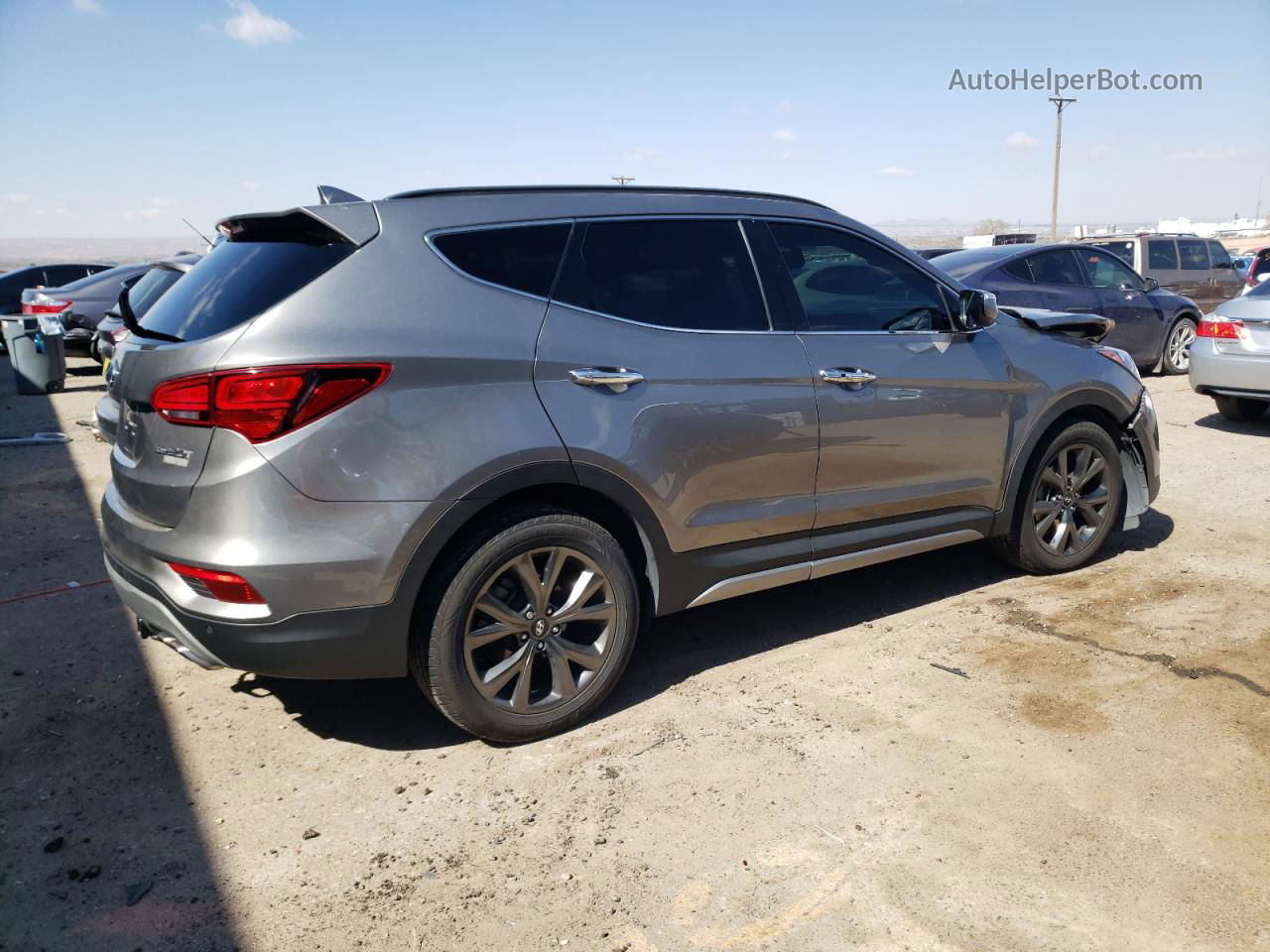 2018 Hyundai Santa Fe Sport  Угольный vin: 5NMZWDLA1JH104550