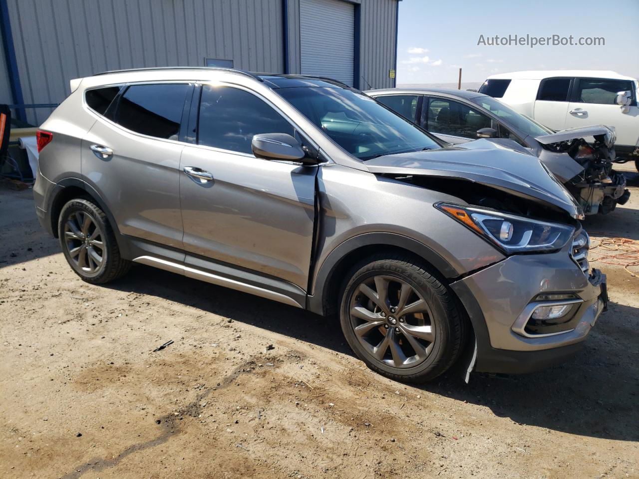 2018 Hyundai Santa Fe Sport  Угольный vin: 5NMZWDLA1JH104550