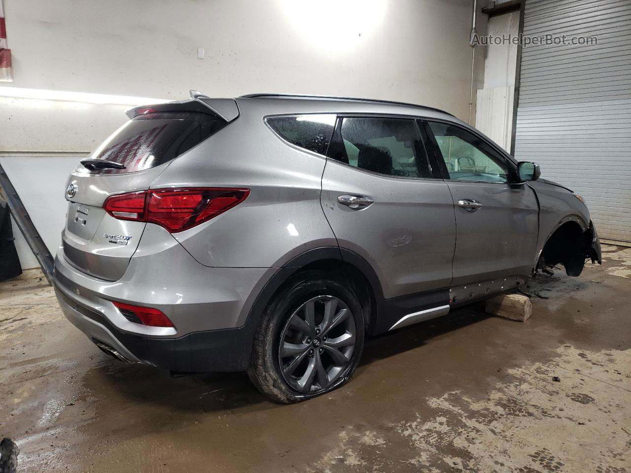 2018 Hyundai Santa Fe Sport  Gray vin: 5NMZWDLA1JH106735