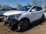 2018 Hyundai Santa Fe Sport  White vin: 5NMZWDLA8JH100799