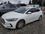 2017 Hyundai Elantra Se White vin: 5NPD74LF0HH076983