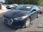 2017 Hyundai Elantra Se Black vin: 5NPD74LF0HH080564