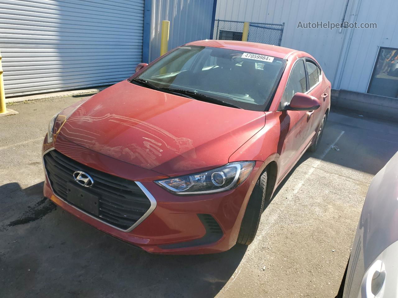 2017 Hyundai Elantra Se Красный vin: 5NPD74LF0HH089782