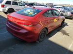 2017 Hyundai Elantra Se Red vin: 5NPD74LF0HH089782