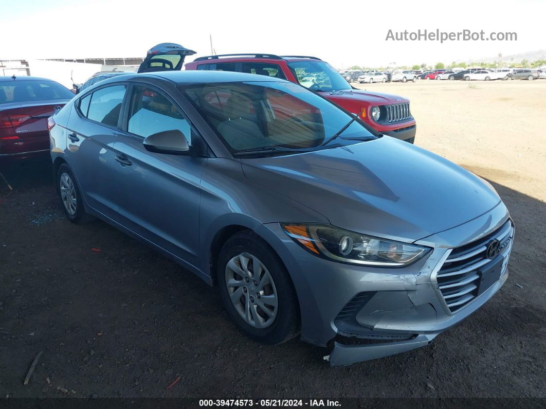 2017 Hyundai Elantra Se Silver vin: 5NPD74LF0HH112879