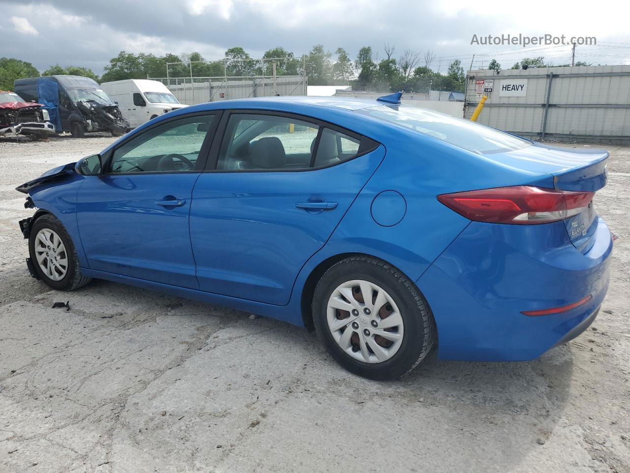 2017 Hyundai Elantra Se Blue vin: 5NPD74LF0HH125986