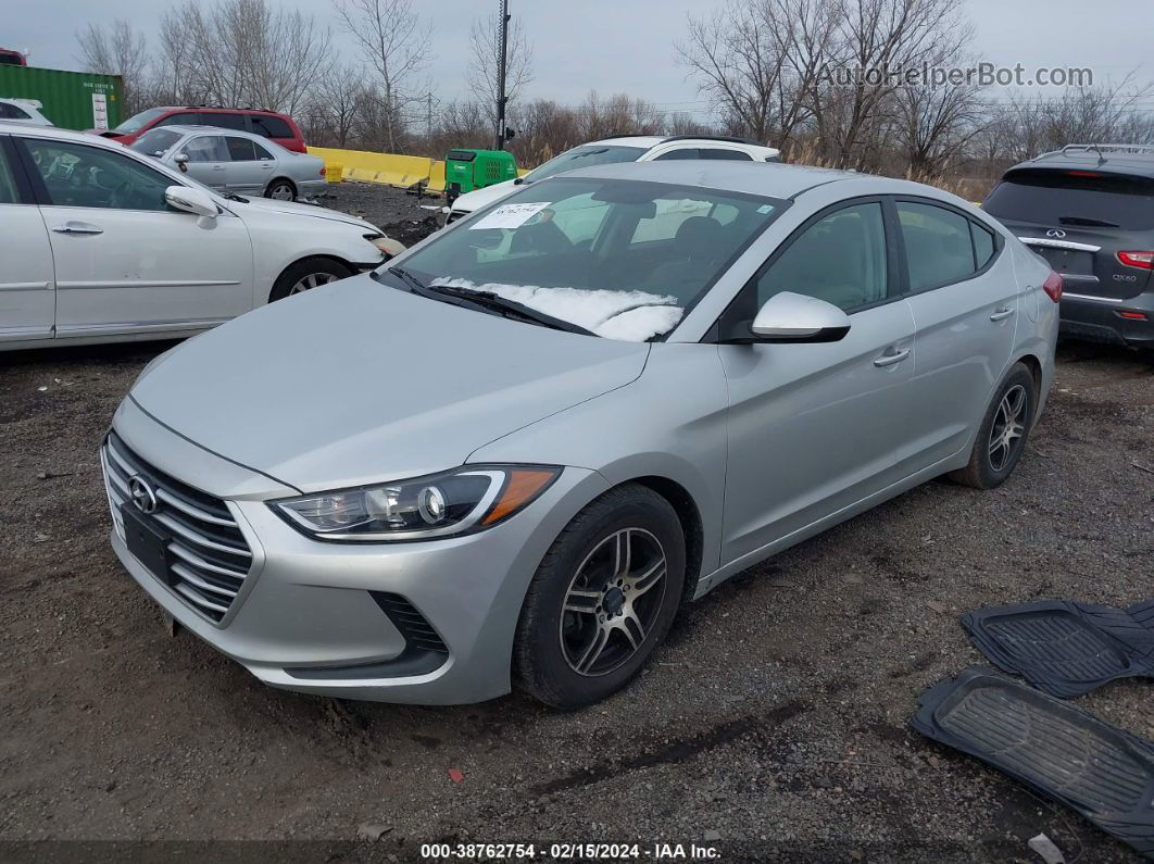 2017 Hyundai Elantra Se Silver vin: 5NPD74LF0HH127754