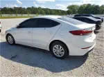 2017 Hyundai Elantra Se White vin: 5NPD74LF0HH139175