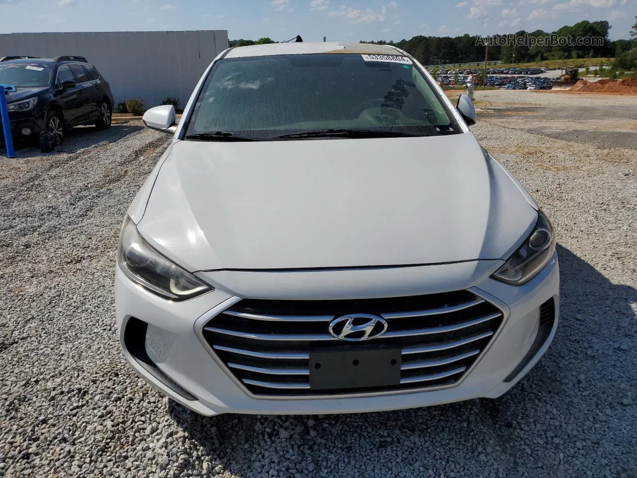 2017 Hyundai Elantra Se White vin: 5NPD74LF0HH139175