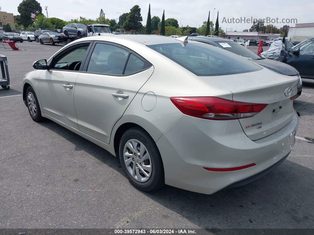 2017 Hyundai Elantra Se Gold vin: 5NPD74LF0HH152766