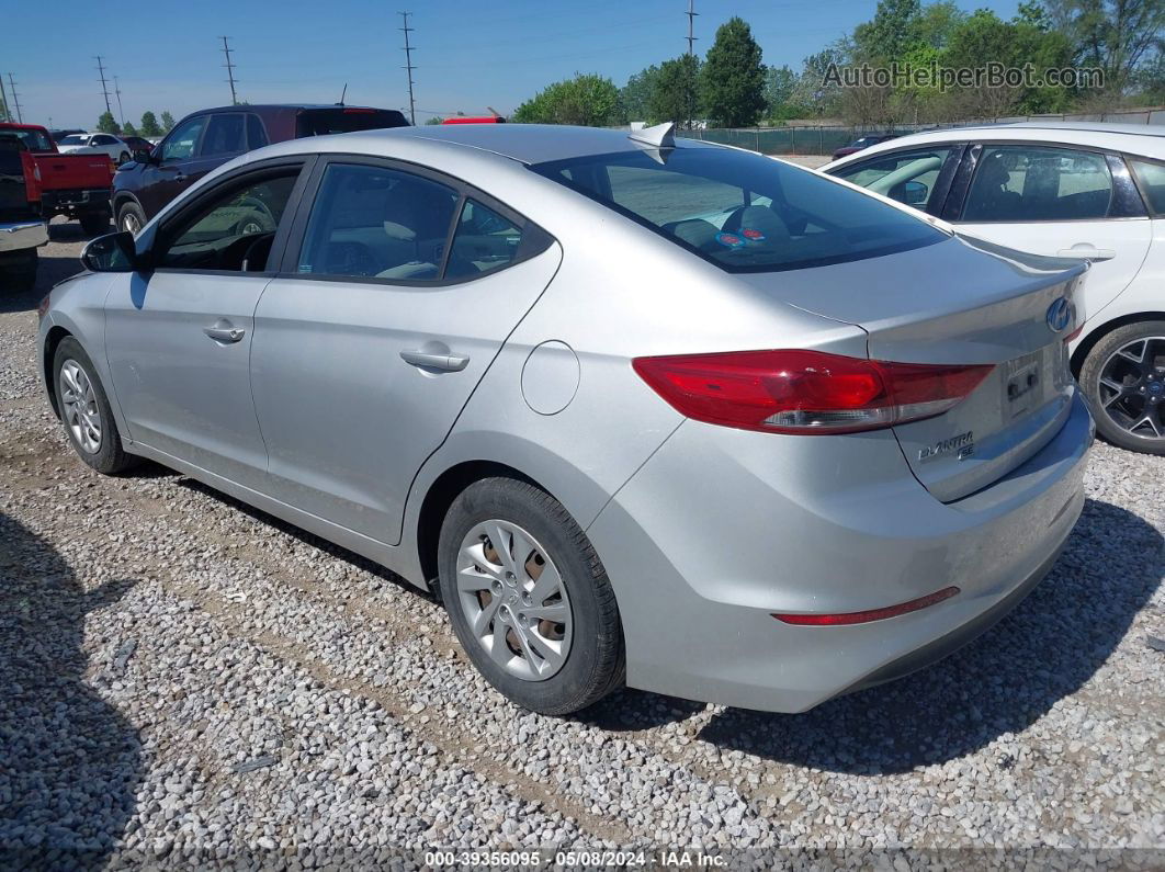 2017 Hyundai Elantra Se Silver vin: 5NPD74LF0HH155893