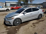 2017 Hyundai Elantra Se Серебряный vin: 5NPD74LF0HH166599