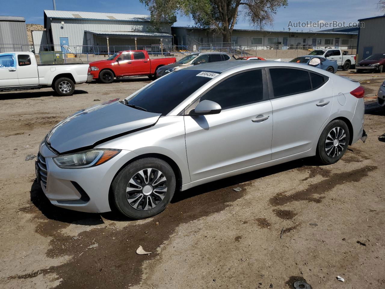 2017 Hyundai Elantra Se Silver vin: 5NPD74LF0HH166599