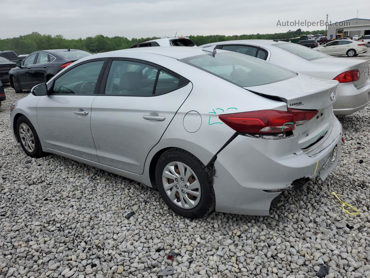 2017 Hyundai Elantra Se Серебряный vin: 5NPD74LF0HH195181