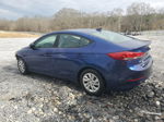 2017 Hyundai Elantra Se Синий vin: 5NPD74LF0HH196430