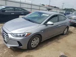 2017 Hyundai Elantra Se Gray vin: 5NPD74LF0HH199179