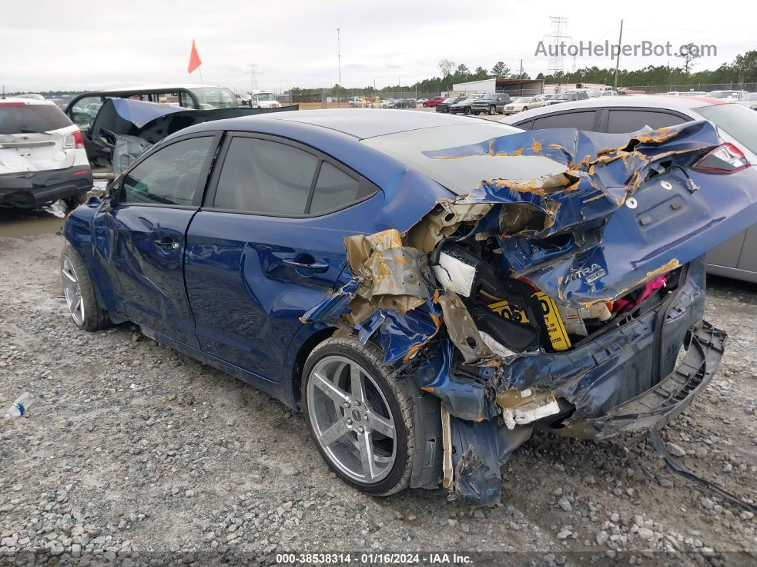 2018 Hyundai Elantra Se Blue vin: 5NPD74LF0JH335087