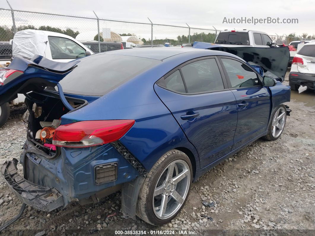 2018 Hyundai Elantra Se Blue vin: 5NPD74LF0JH335087