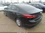 2018 Hyundai Elantra Se Black vin: 5NPD74LF0JH345683