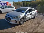 2018 Hyundai Elantra Se Silver vin: 5NPD74LF0JH393295