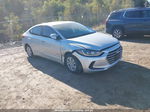 2018 Hyundai Elantra Se Silver vin: 5NPD74LF0JH393295